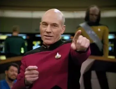 Picard retirement meme template