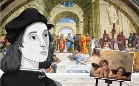 raphael painting meme template
