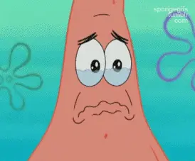 Sad Patrick Star meme template