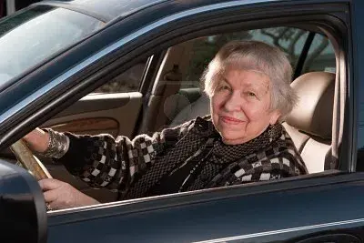 Old Lady Driving meme template
