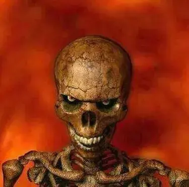 Skelly meme template