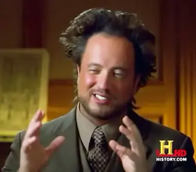Giorgio A Tsoukalos meme template