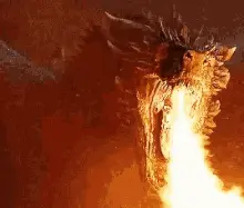 Dragon Breathing Fire meme template