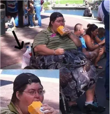Fat Woman meme template