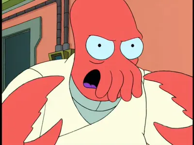 Angry Zoidberg meme template