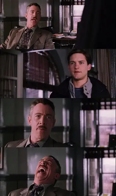 Funny Spiderman meme template