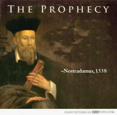 Nostradamus meme template