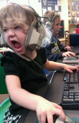 angry gamer meme template