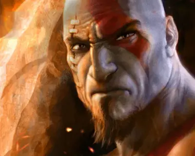 Angry Kratos meme template