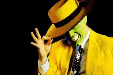 The mask meme template