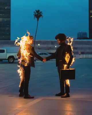 SO LIT — MUCH FIRE meme template