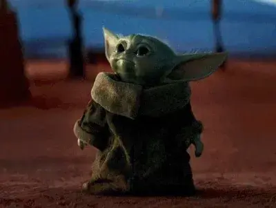 Baby Yoda meme template