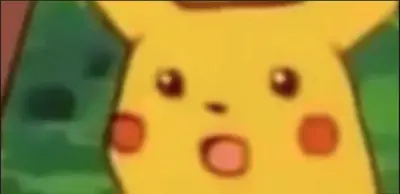 Shocked Pikachu Meme meme template