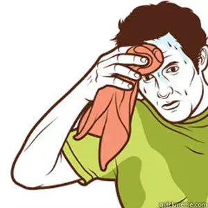 Sweat meme template