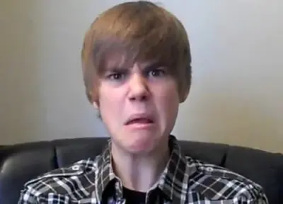 Justin Bieber Ew meme template