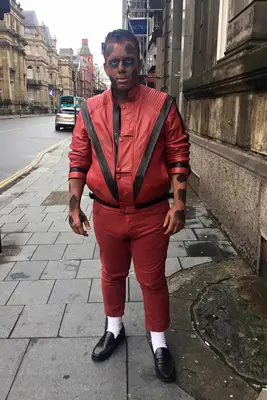HEY ITS ME - MICHAEL FROM THRILLER meme template