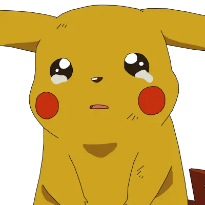 Sad Pikachu meme template