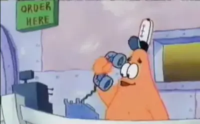This is patrick meme template