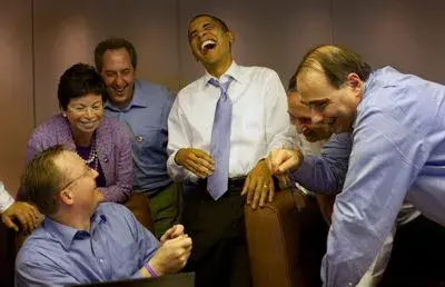 He's Laughing at Us meme template