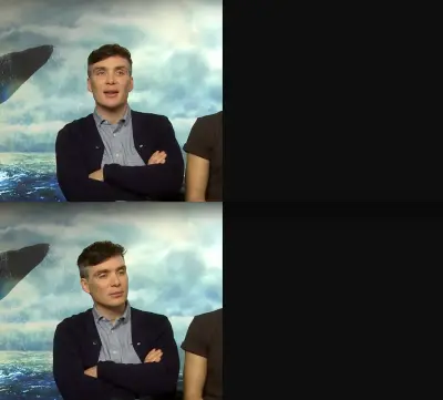 Disappointed Cilian Murphy meme template