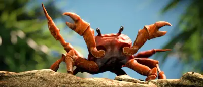 Crab rave meme template