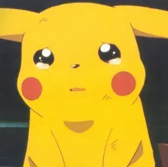 sad pika meme template