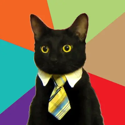 business-cat- meme template