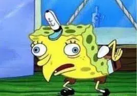 Spongebob meme template