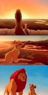 Lion King meme template