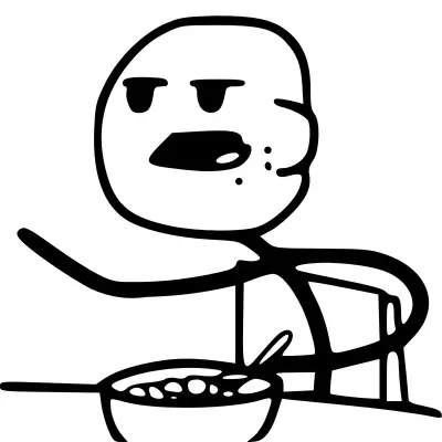 Cereal guy meme template