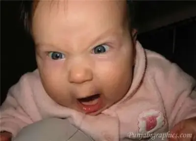 Angry Baby meme template