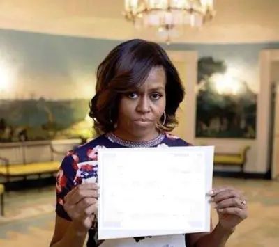 michelle obama meme template