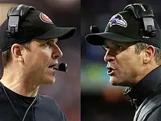 John & Jim Harbaugh meme template