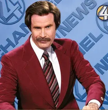 Ron Burgundy meme template