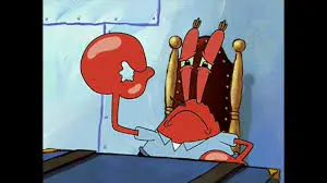 mr krabs sad song on worlds smallest violin meme template