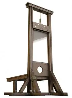 guillotine meme template