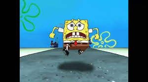 scared spongebob meme template
