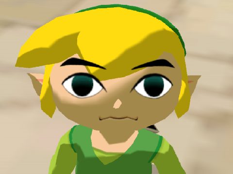 link stare meme template