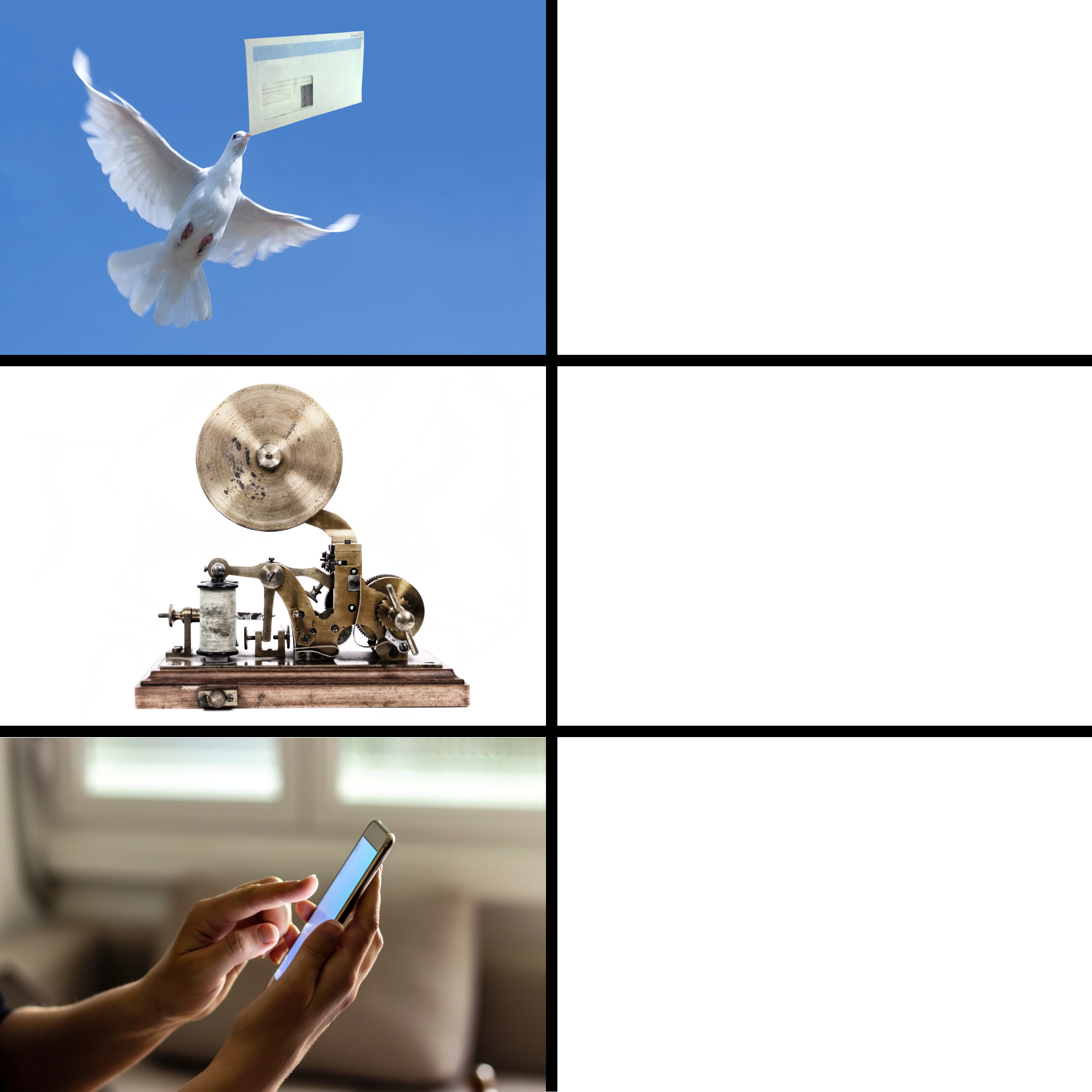 BEFORE THE 1800S - DURING THE 1800S - LATE 1900S meme template