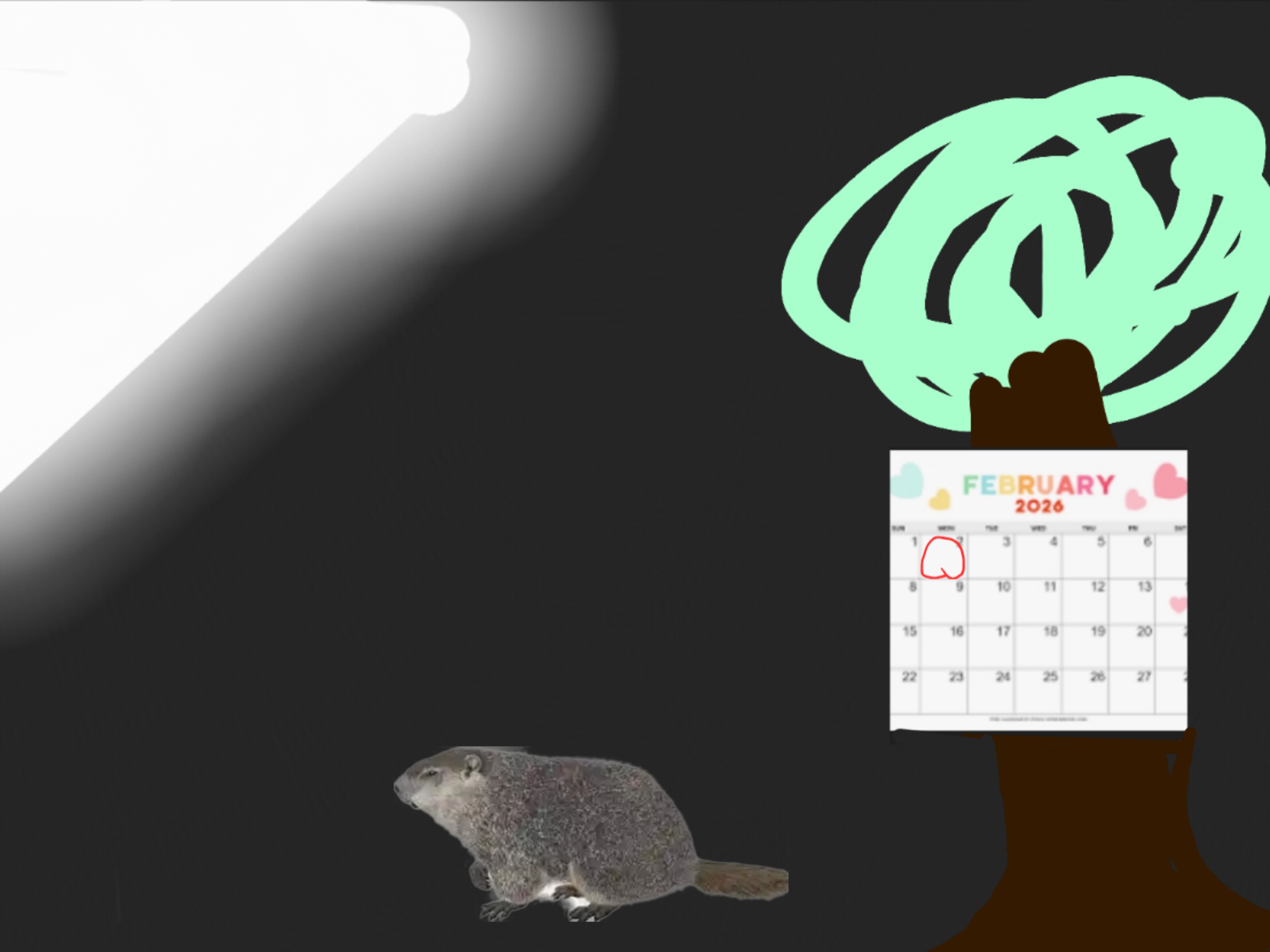 Groundhog day meme meme template
