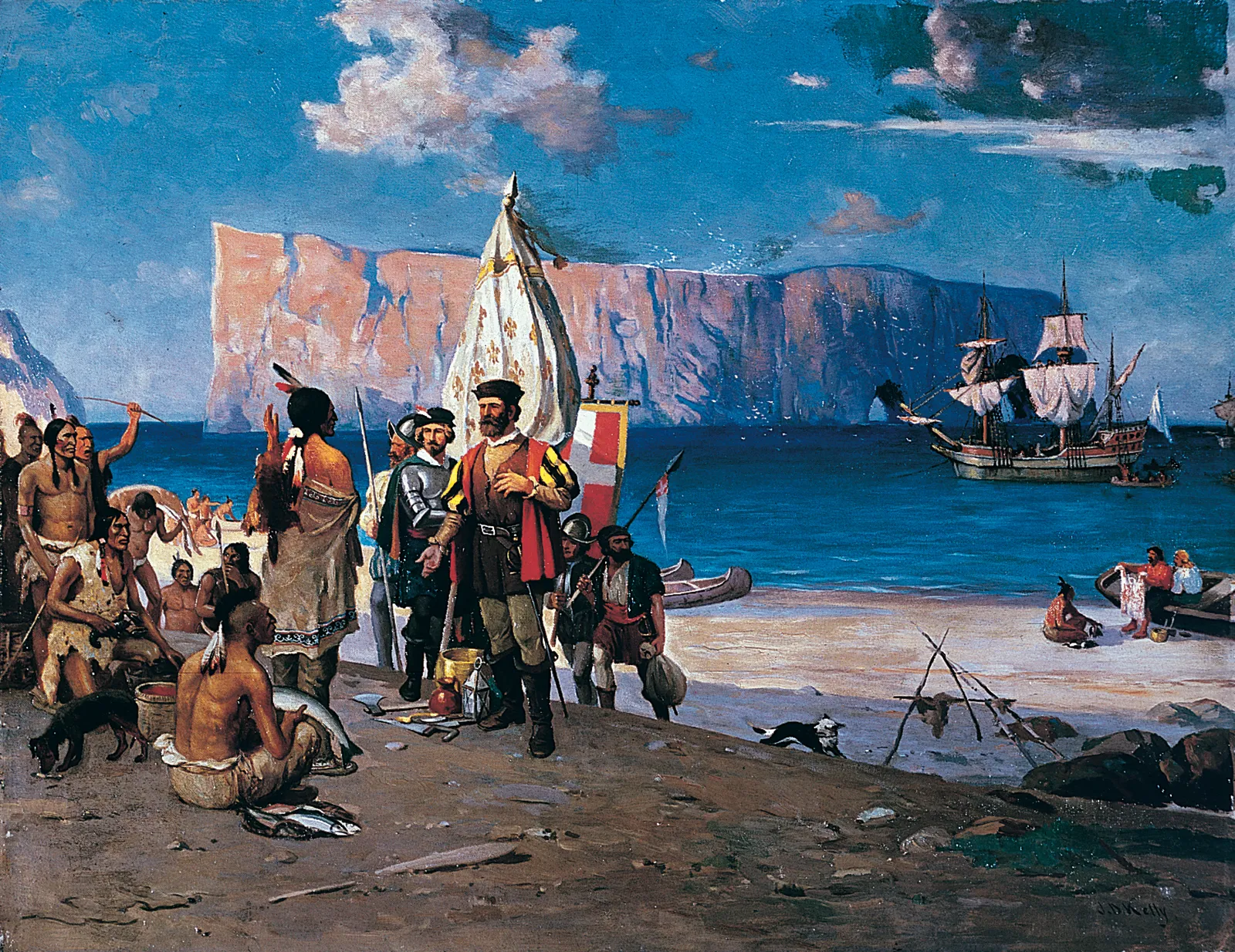 WHEN THE FRENCH CAME LOOKING FOR GOLD AND A NORTHWEST PASSAGE - BUT ALL THEY FOUND WAS FREEZING WEAT meme template