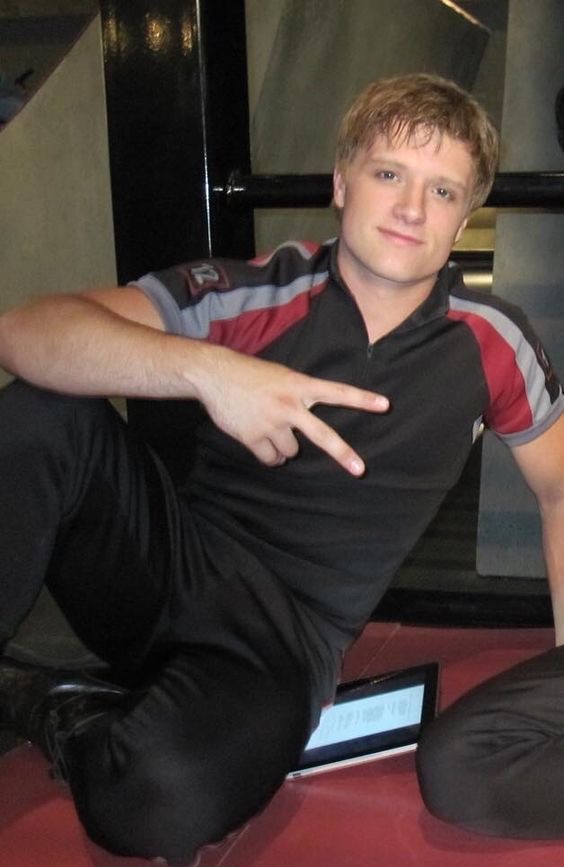 PEETA AFTER CONFESSING HIS LOVE FOR KATNISS ON NATIONAL TELEVISION meme template