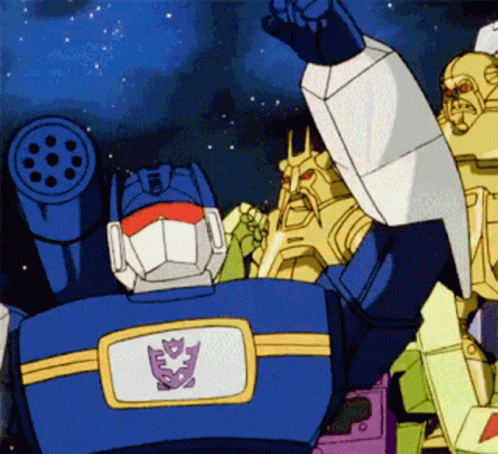 HAPPY SOUNDWAVE meme template