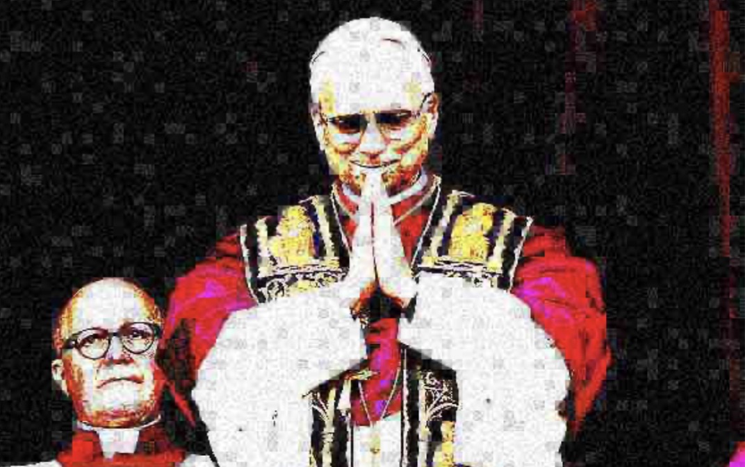 BROUGHT TO YOU BY THE CATHOLIC CHURCH - BLESS UP meme template