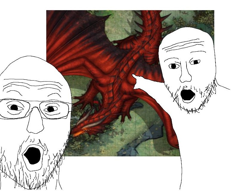 DUNGEONS & DRAGONS PLAYERS WHEN - TITLE CARD meme template