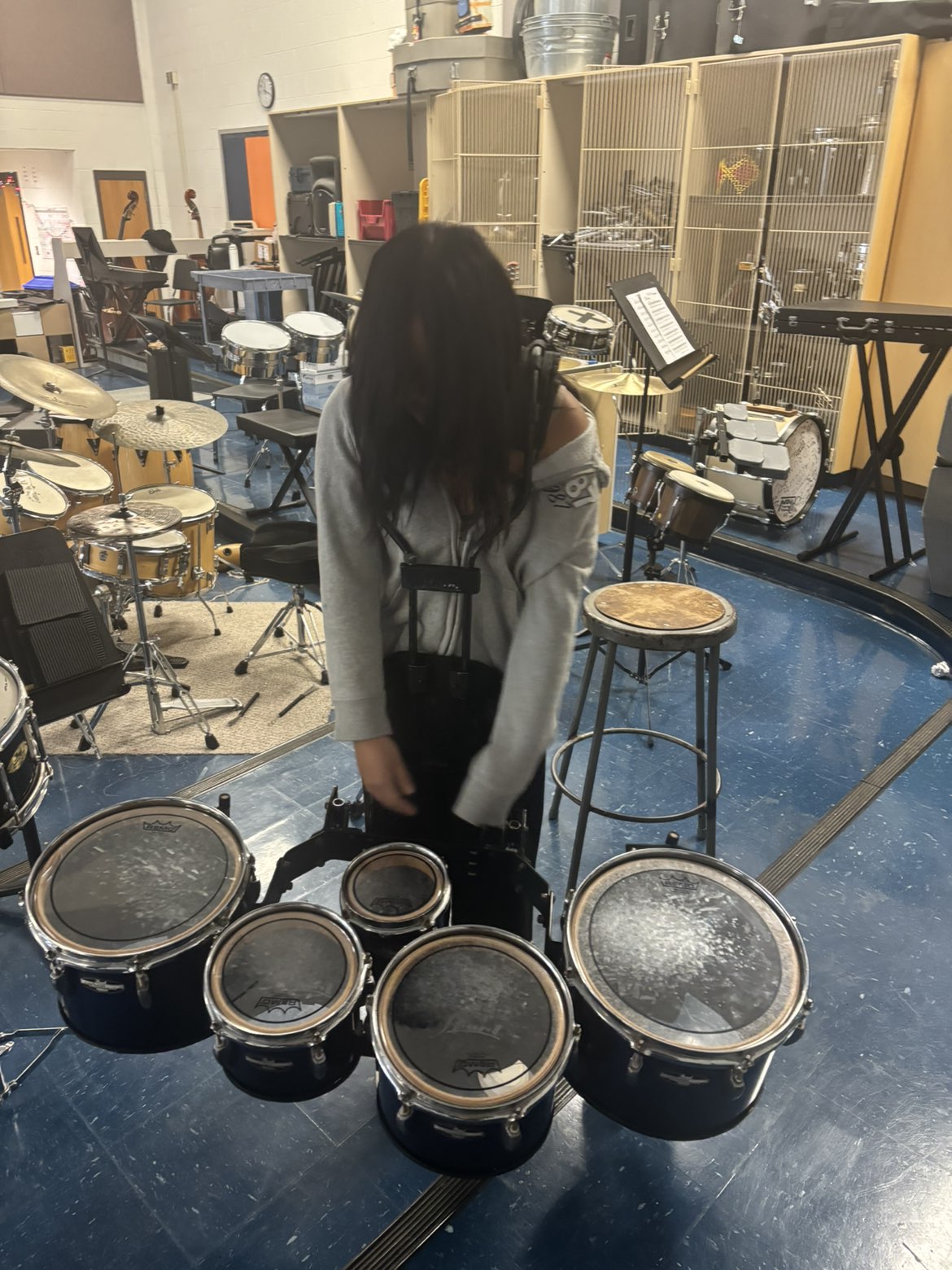 WHEN MS. GEORGE SAYS WE ARE GOING TO PLAY IN BAND CLASS meme template