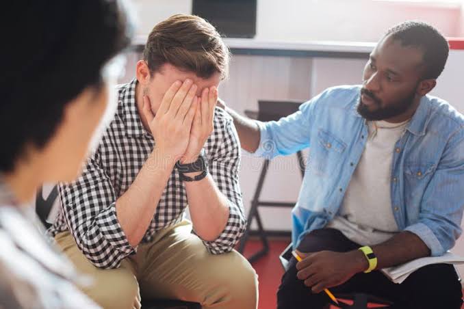 COMFORTING MY STRAIGHT FRIEND AFTER A BREAKUP - TO SEE HOW STRAIGHT HE IS meme template