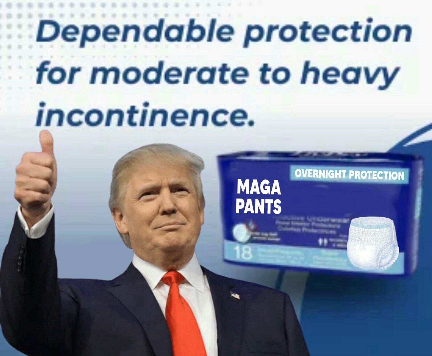 MAGA PANTS meme template