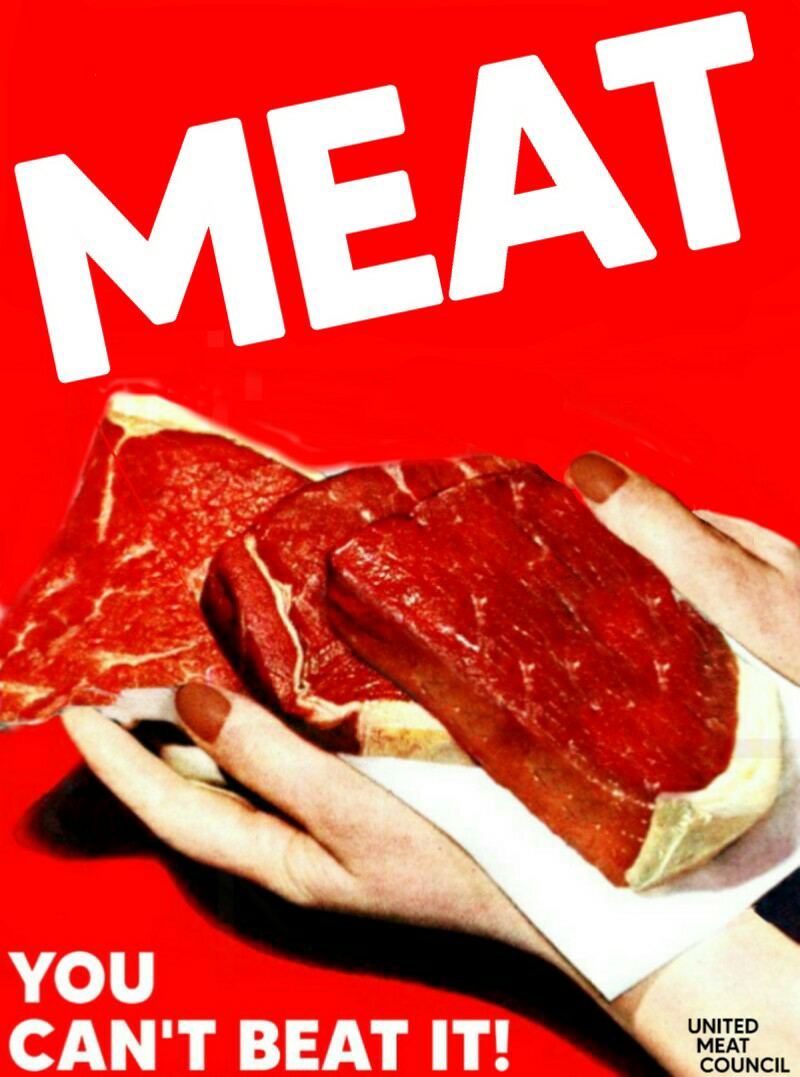 MEAT meme template