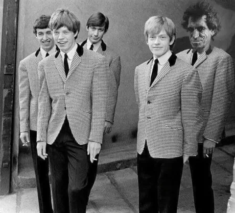 THE ROLLING STONES - THE TEENAGE YEARS meme template